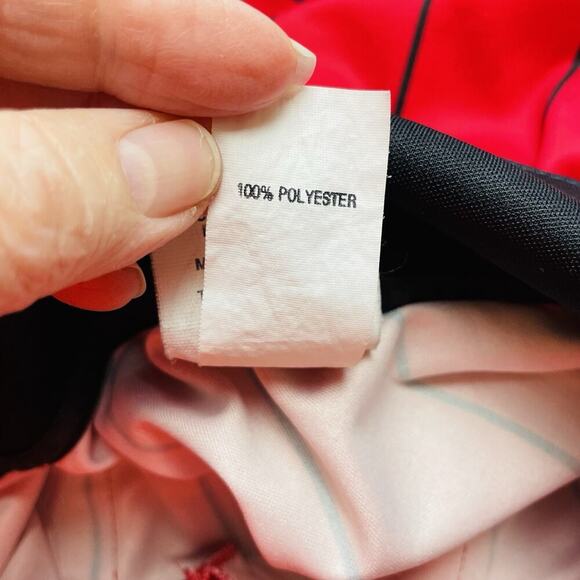 Official Sports Soccer Referee Jerseys (2) Size L Red Yellow Stripe 2004 Patch - Picture 6 of 13